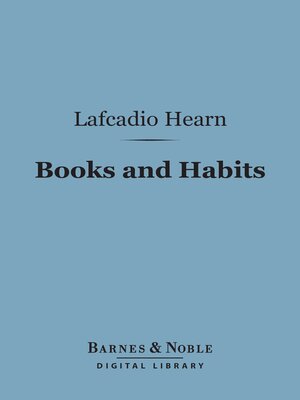 cover image of Books and Habits (Barnes & Noble Digital Library)